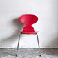 フリッツハンセン Fritz Hansen アントチェア ANT CHAIR ロッソ ラッカー仕上げ アルネ・ヤコブセン ブラック 1995年製 ロッソ 北欧 デンマーク 廃番カラー ■