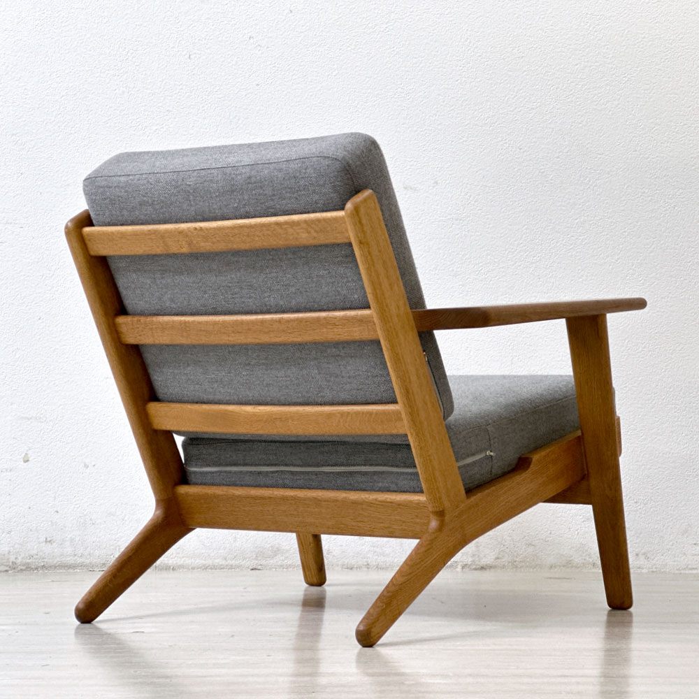 ゲタマ GETAMA GE290 ハンス・J・ウェグナー Hans J. Wegner オーク材 イージーチェア 一人掛け ソファ 北欧 ヴィンテージ  ●