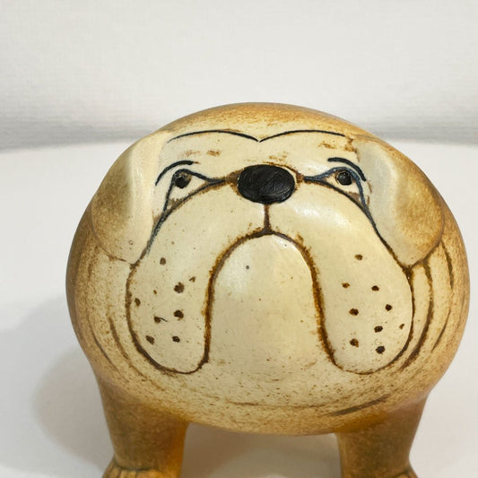 グスタフスベリ KERAMIK STUDION GUSTAVSBERG ケンネルシリーズ KENNEL ブルドッグ M 復刻品 H10cm リサ・ラーソン 北欧雑貨 ◎