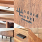 カーフ karf ノット Knot テレビボード TV board 150 Oak ローボード 150cm ウォールナット無垢材 ブラックスチール 定価￥198,000- ◇