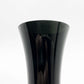 保谷クリスタル HOYA CRYSTAL ブラックベルベット BLACK VELVET シャンパングラス コーンカットステム型 カラーガラス 美品 ●