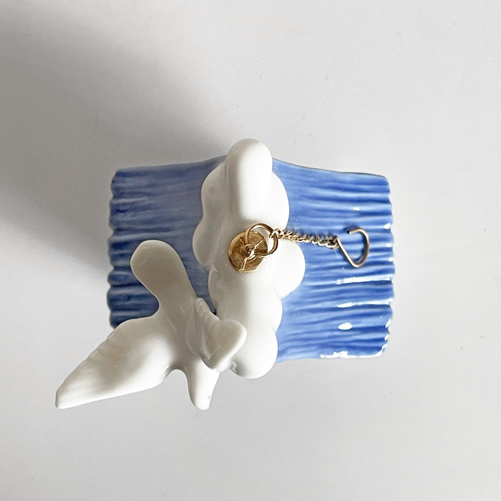 リヤドロ LLADRO ホームスイートホーム home sweet home クリスマスオーナメント 箱付 陶器 ビンテージ スペイン ■
