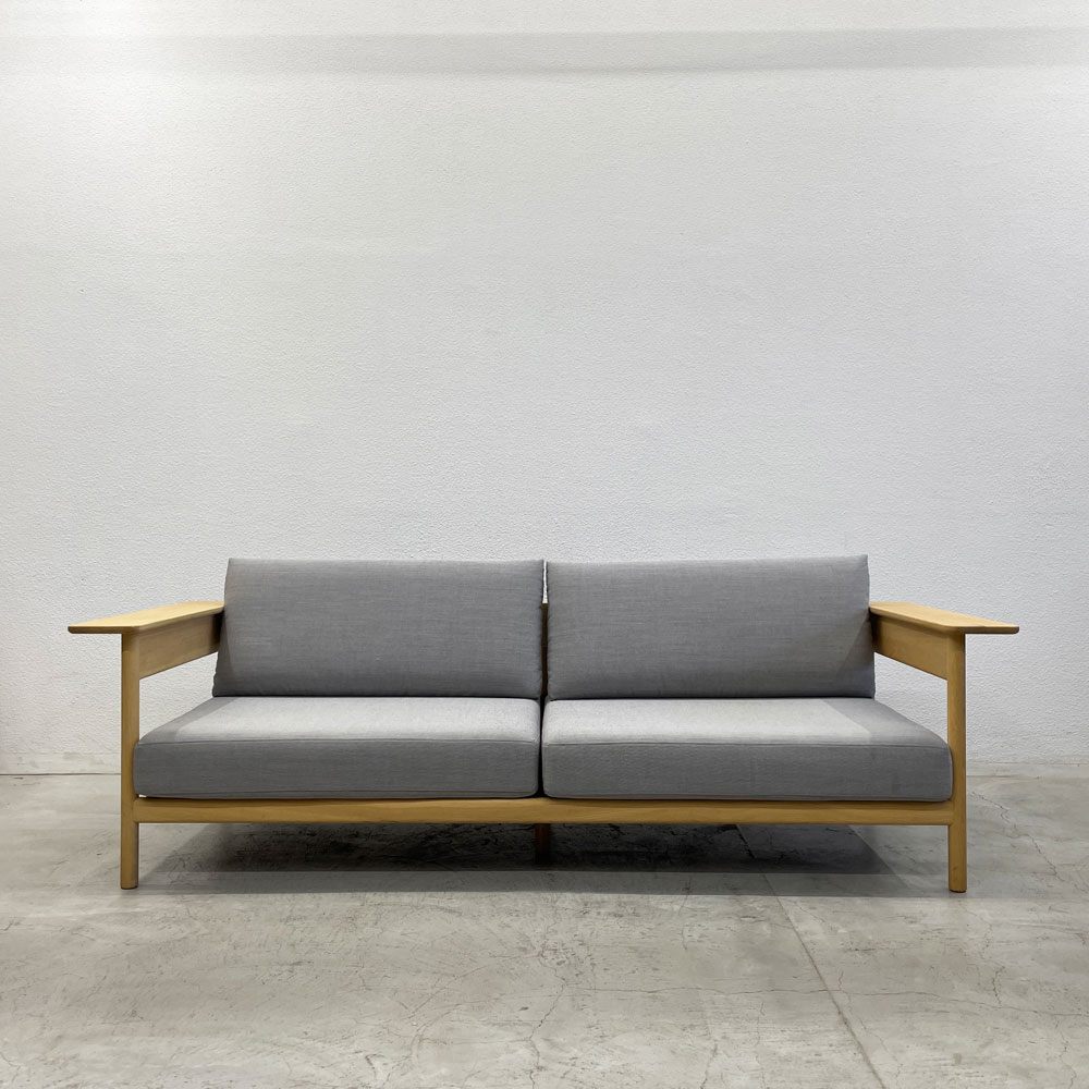 カリモクケース KARIMOKU CASE 3シーターソファ N-S01 オーク材 Norm Architects 3人掛け ナチュラル 定価453,200円～ 〓