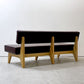 イデー IDEE ソリッドベンチ SOLID BENCH ソファ 2人掛けソファ 長椅子 W150cm PVCレザー ワインレッド アッシュ材フレーム 参考価格￥199,900～ ●