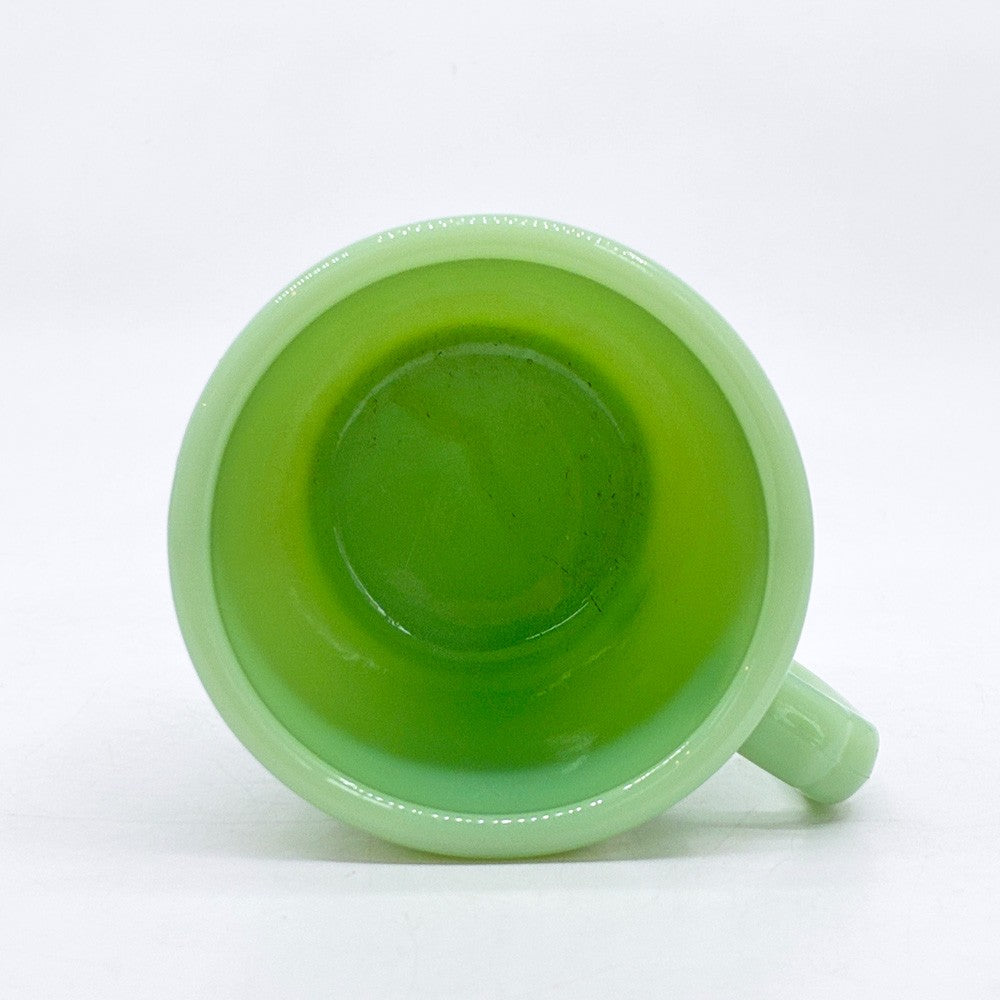 ファイヤーキング FIRE KING ジェダイ JADE-ITE マグカップ Dハンドル フラットボトムタイプ USビンテージ 1950年代～1960年頃 B ●