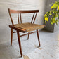 桜製作所 グラスシートチェア GRASS SEATED CHAIR アームチェア ウォールナット無垢材 い草 ジョージ・ナカシマ George Nakashima 焼印有り ♪