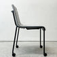 コクヨ KOKUYO オフセットフレームチェア offset frame chair オフィスチェア スタッキングチェア 4本脚 ファブリックシート スカイグレー キャスター C ●