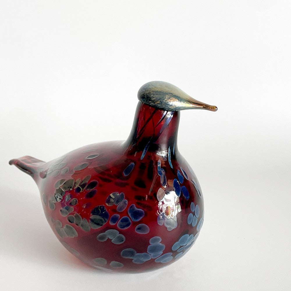 イッタラ iittala バーズバイトイッカ Birds by Toikka ルビーバード Ruby Bird コマドリ クランベリー フィギュリン オイバ・トイッカ Oiva Toikka イッタラバード 北欧雑貨 箱付 ■