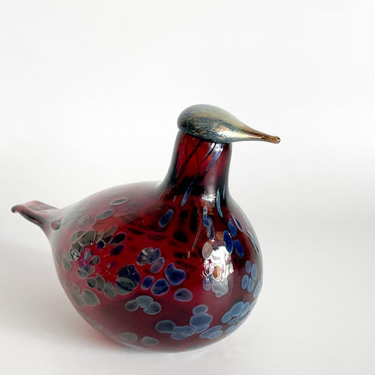 イッタラ iittala バーズバイトイッカ Birds by Toikka ルビーバード Ruby Bird コマドリ クランベリー フィギュリン オイバ・トイッカ Oiva Toikka イッタラバード 北欧雑貨 箱付 ■