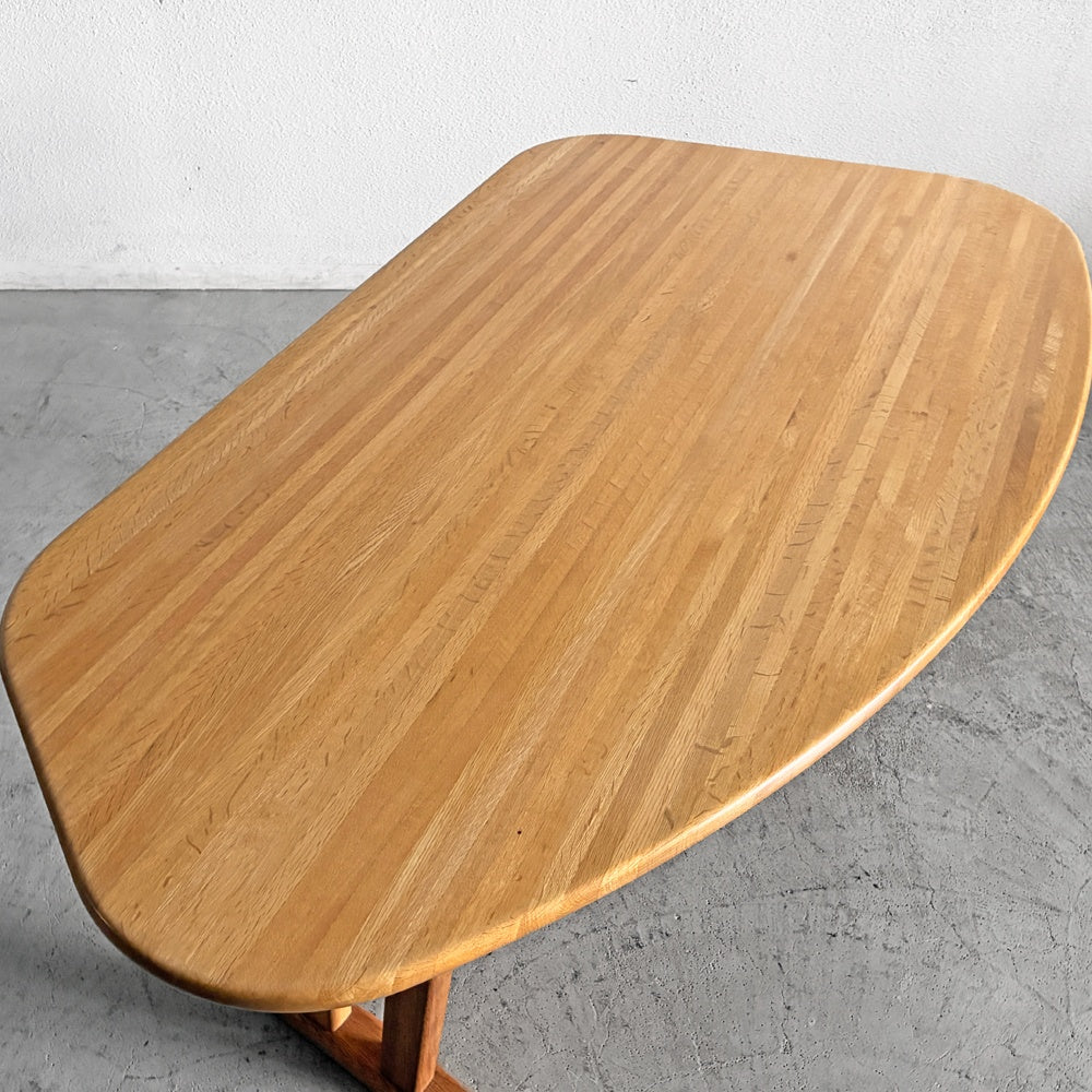 飛騨産業 HIDA キツツキ バゲット baguette ib ダイニングテーブル 変形天板 IB305WP オーク無垢材  五十嵐久枝 〓