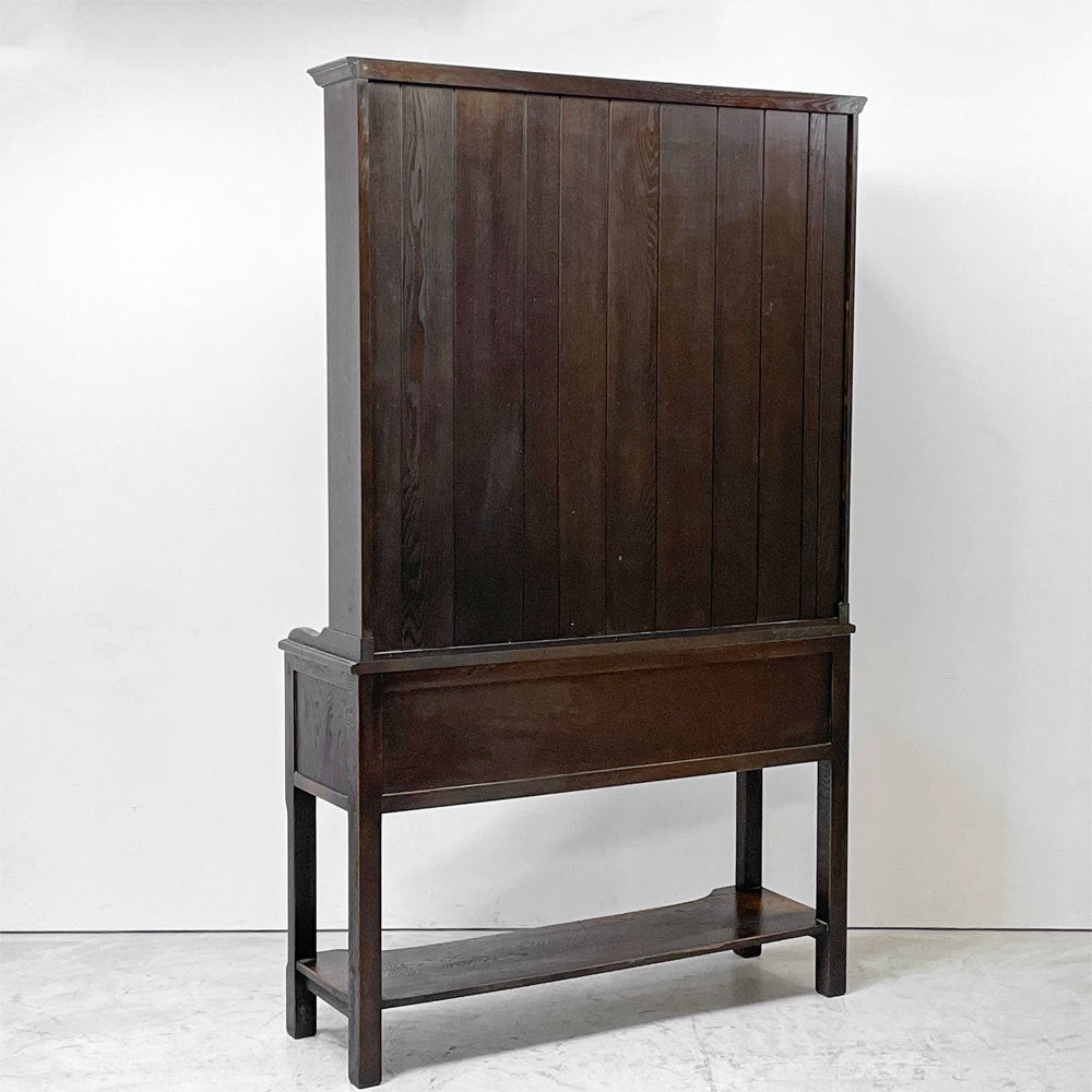 飛騨産業 HIDA キツツキ プロヴィンシャル PROVINCIAL カップボード プレートラック 4段 5ドロワー 食器棚 オーク材 カントリースタイル ●