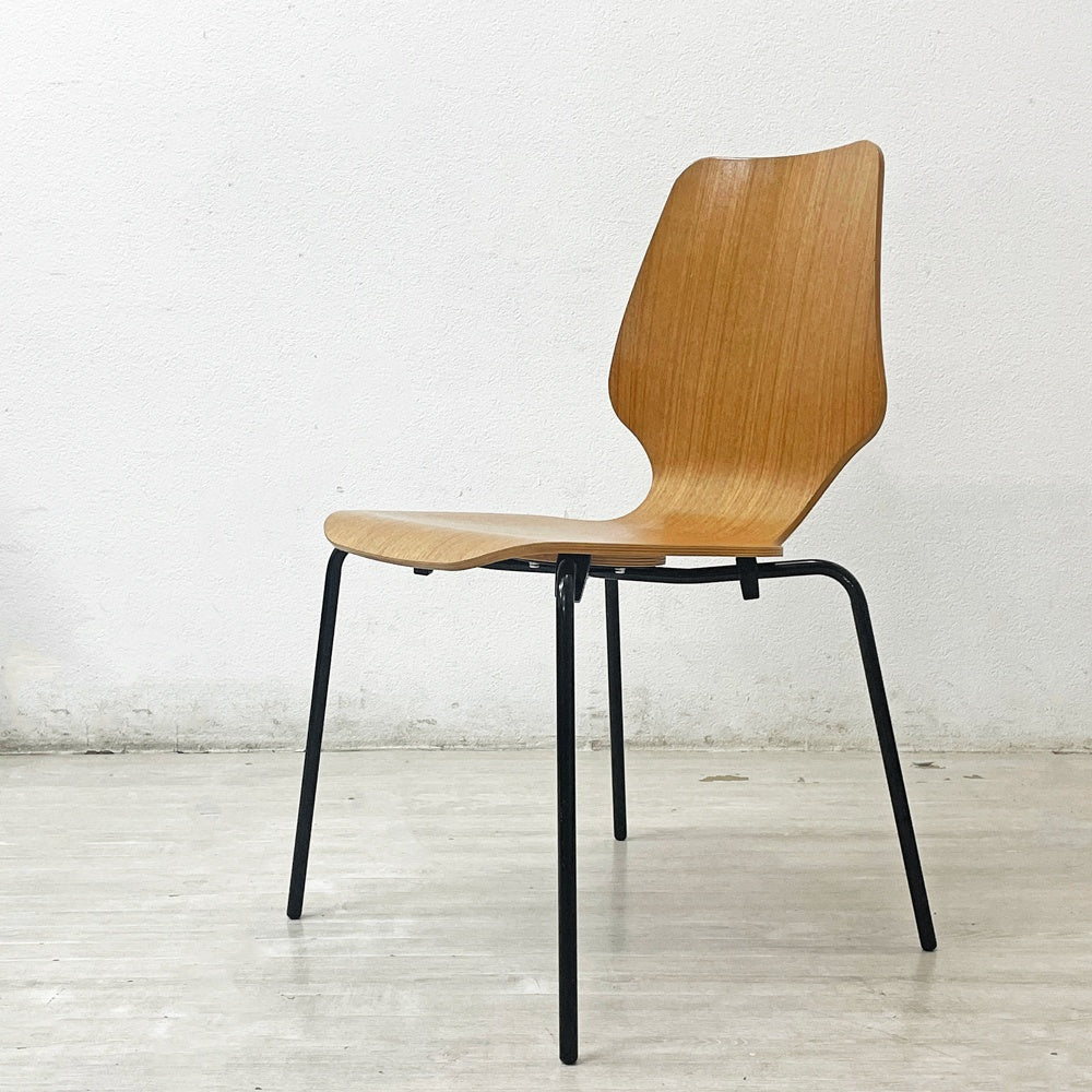 セイアローズ SEIARROWS ウッドスタックチェア WOOD STACK CHAIR チーク材 プライウッド スタッキングチェア A ●