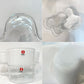 アルヴァ・アアルトコレクション Alvar Aalto Collection ボウル マルヤ malja クリア＆ホワイト 2個セット 小物容れ トレー Jyvaskyla刻印入り 限定版 廃番 ★