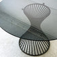 カリガリス calligaris ヴォルテックス ラウンドテーブル VORTEX Round table ダイニングテーブル スモークガラス天板×マットブロンズベース Φ120cm イタリアモダン 定価 ¥237,600- ●