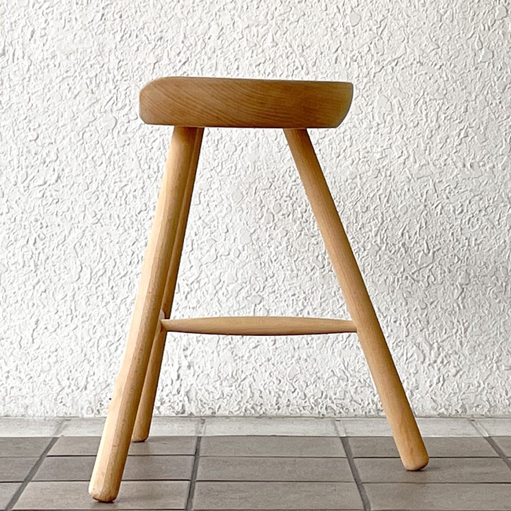 ワーナー Werner シューメーカーチェア Shoemaker Chair NO.49 スツール ビーチ材 ラーズ・ワーナー デンマーク 北欧家具◇