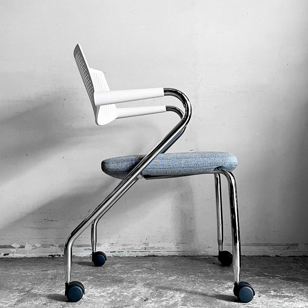 ヴィトラ vitra ビザロール Visaroll デスクチェア ミーティングチェア キャスターベース スタッキング アントニオ・チッテリオ A ■