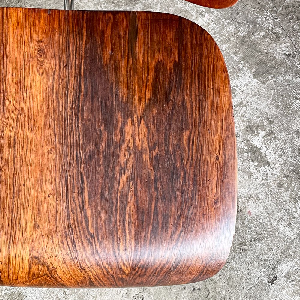 ハーマンミラー Herman Miller DCM メタルレッグ ダイニングチェア ローズウッド 60's ビンテージ C&R ミッドセンチュリー 希少 ■