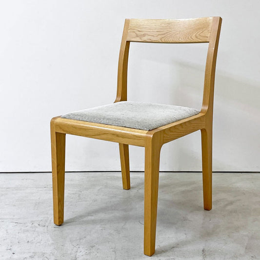 メーカーズ MAKER'S ダニッシュ Danish ダイニングチェア オーク材 モントレー ファブリック シルバーグレー 北欧スタイル A ●