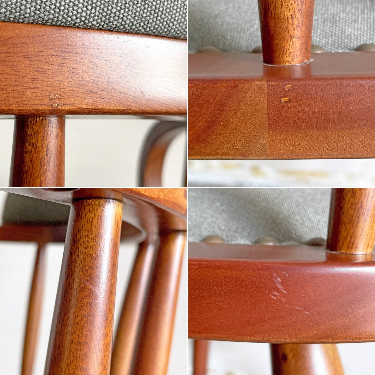 アクメファニチャー ACME Furniture オークス アーム チェア OAKS ARM CHAIR カーキ ファブリック 鋲打ち USビンテージスタイル ■