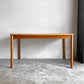 松田家具 MATSUDA ビンテージ 木製 ダイニングテーブル デコラトップ 丸脚 W124cm 昭和レトロ Japan vintage ■