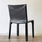 カッシーナ Cassina キャブチェア 412 CAB CHAIR アームレス 本革 マリオ・ベリーニ MoMA イタリアンモダン 定価￥308,000- ◇