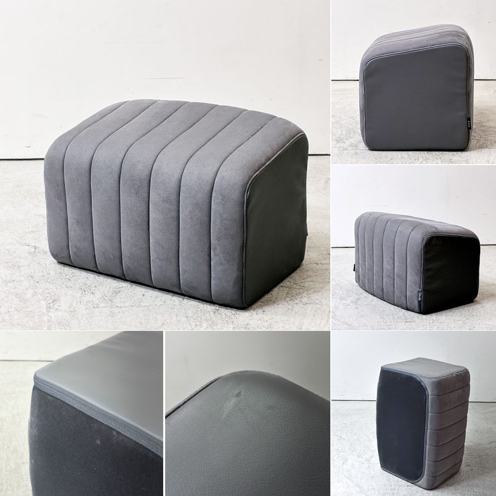 MTG スタイル ソファ ダブルエル Style Sofa WL 1人掛けソファ&オットマン セット スウェード調 PVCレザー 姿勢矯正 軽量 参考定価￥169,400- ●