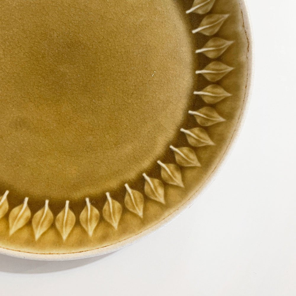 クロニーデン KRONJYDEN レリーフ Relief  ケーキプレート 直径16.5cm イェンス クイストゴー デンマーク 北欧食器 A ◎