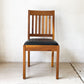 レグナテック LEGNATEC リーヴス Leaves ダイニングチェア ウォールナット無垢材 PVCレザー ブラック ￥52,800- B ★