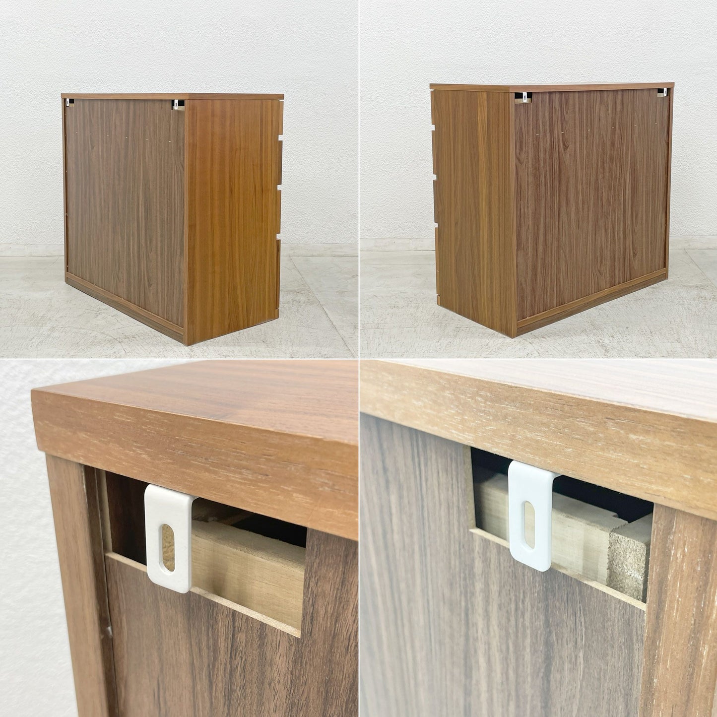 無印良品 MUJI 4段5杯 チェスト ウォールナット シンプル モダンデザイン 現行品 54,900円  庫内良好 〓