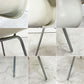 ハーマンミラー Herman Miller アームシェルチェア 2nd ビンテージ FRP製 PVCレザー グレー Hベース C&R イームズ ミッドセンチュリー ●