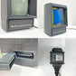 ベクトレックス Vectrex ベクタースキャンディスプレイ ゲーム機 + ROMカートリッジソフト箱付3本 コンピュータビジョン 光速船 レトロゲーム機 〓