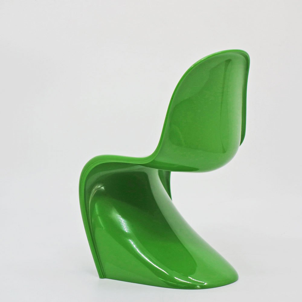 ヴィトラ デザインミュージアム Vitra Design Museum ミニチュアコレクション パントンチェア 1/6スケール 限定カラー グリーン ●