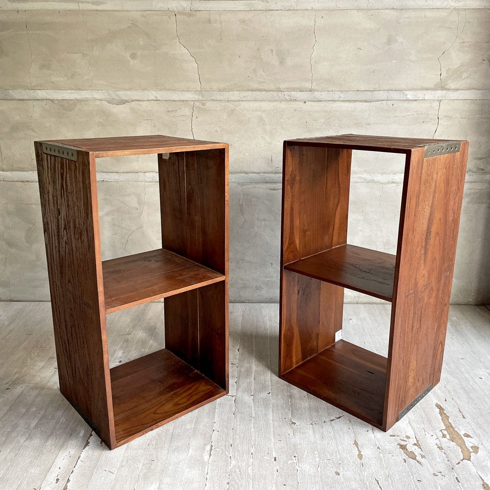 アクメ ファニチャー ACME furniture ディーボディ d-Bodhi トロイ TROY S オープンシェルフ 2段 チーク古材 インダストリアルテイスト A ♪