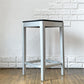 エメコ EMECO カウンタースツール COUNTER STOOL H63cm シートクッション付き フィリップ・スタルク Philippe Starck  ブラッシュドアルミ インダストリアルデザイン ◎