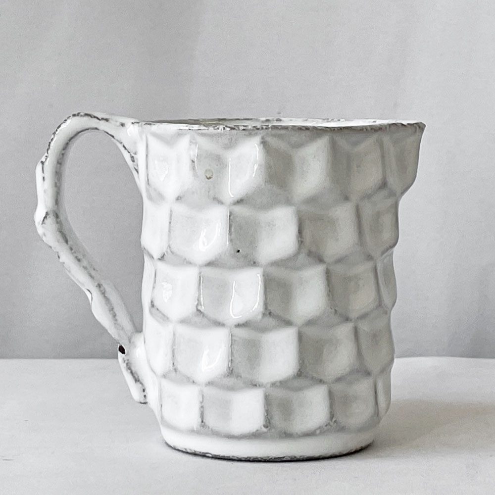 アスティエ・ド・ヴィラット Astier de Villatte キューブ Cube スモールピッチャー H7cm フランス 雑貨 ◇