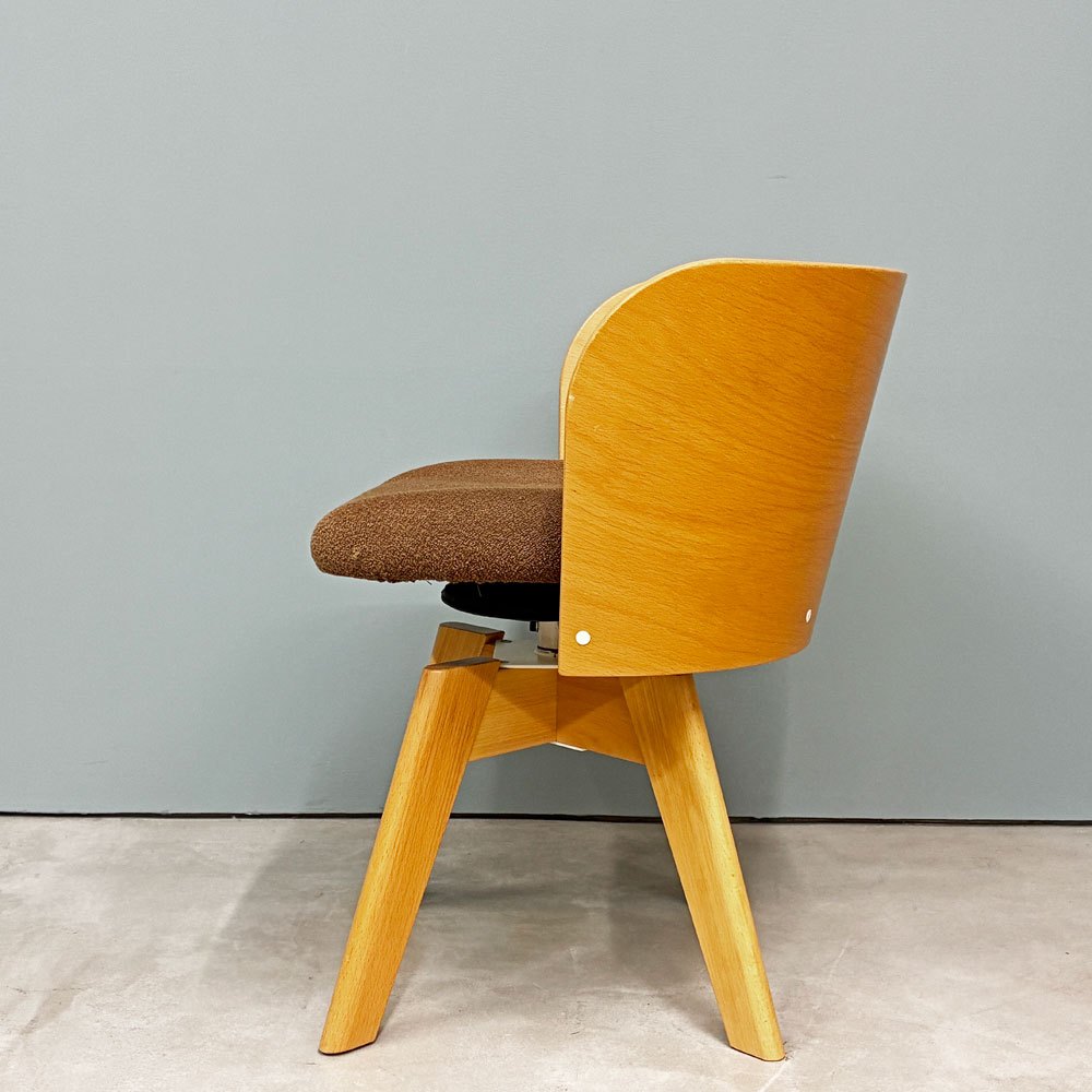 ホウトク HOUTOKU パンチェア PAN CHAIR ウッドレッグ 五十嵐久枝 ファブリック ジャパニーズモダン ◎