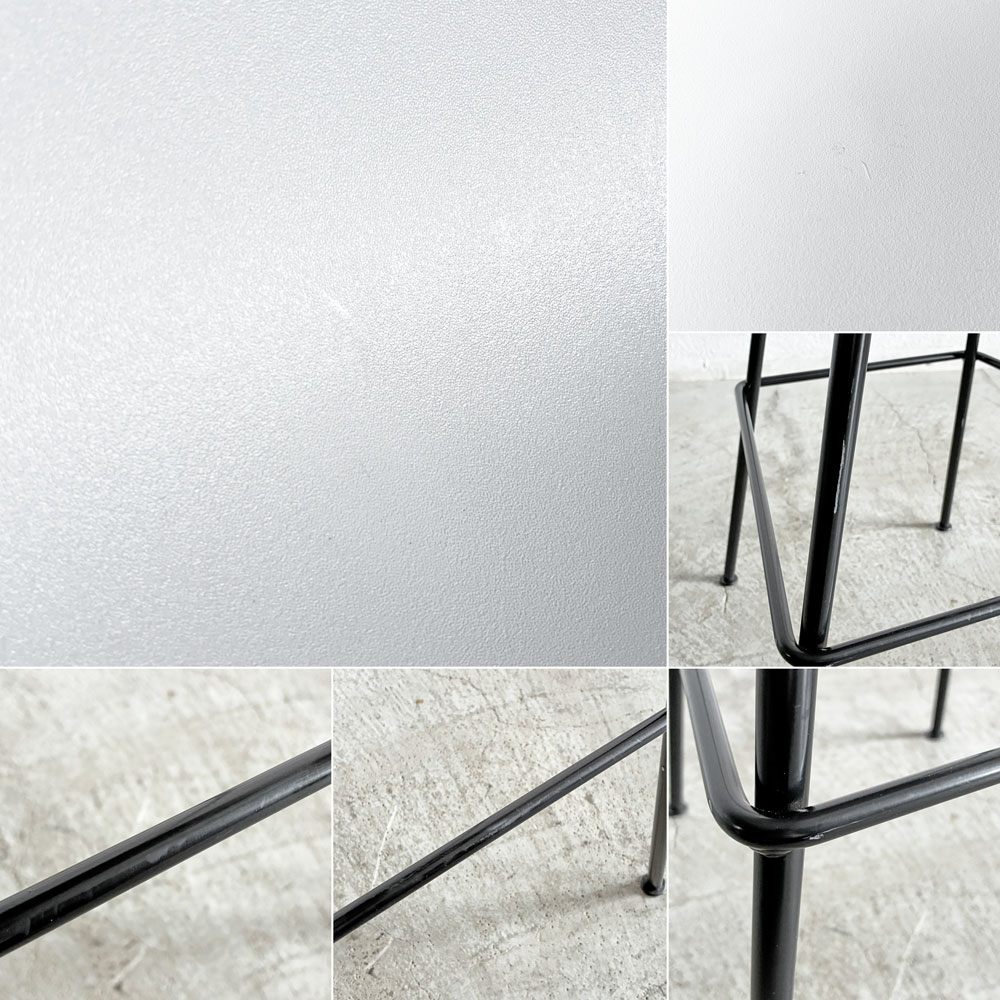 ハーマンミラー Herman Miller イームズ シェルスツール バーハイトスツール ホワイト H115.5cm ポリプロピレン製 イームズ ミッドセンチュリー B 〓