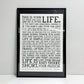 ホルスティー HOLSTEE マニフェスト ポスター Manifesto Poster スクリーンサイズ 45.5×61cm 額装品 現状品 ●