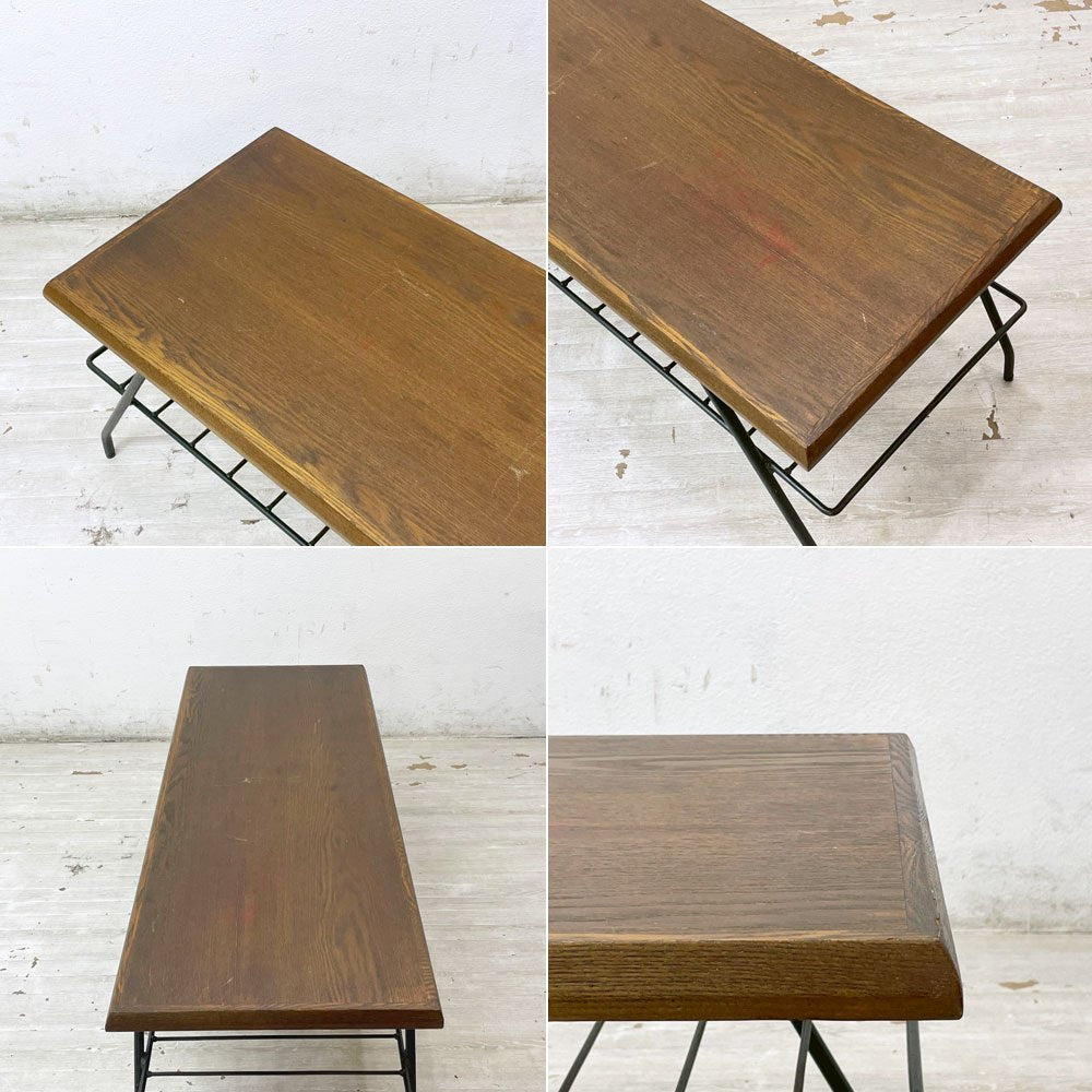 アクメファニチャー ACME Furniture ベルズ BELLS FACTORY COFFEE TABLE ファクトリーコーヒーテーブル ローテーブル W120cm アッシュ材 廃番 ●