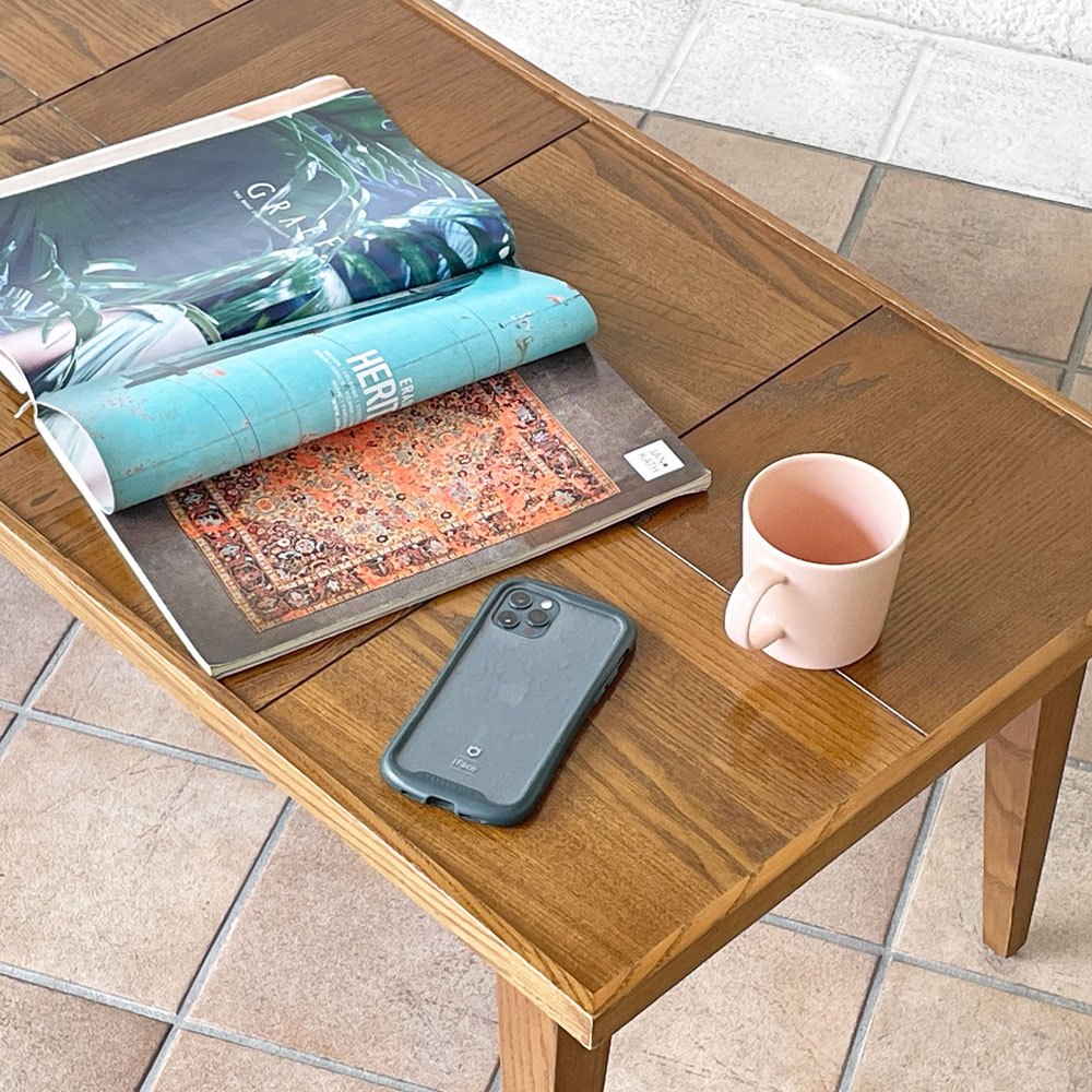 ジャーナルスタンダードファニチャー journal standard Furniture バワリー コーヒーテーブル BOWERY COFFEE TABLE 寄木 インダストリアルデザイン ◇