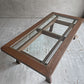 グラフ graf ナラティヴ Narrative サブロク 3/6 コーヒーテーブル ワイド  Coffee Table Wide w120cm ブラウン ガラス天板 ローテーブル シナ材 定価¥176,000- ♪
