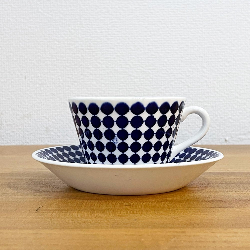 グスタフスベリ GUSTVSBERG アダム ADAM コーヒーカップ＆ソーサー 北欧食器 ビンテージ D ◎