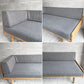 モモナチュラル Momo Natural デイソファ DAY SOFA 2.5シーター ONE ARM L 片アーム オーク無垢材フレーム 参考定価145,000円 ♪