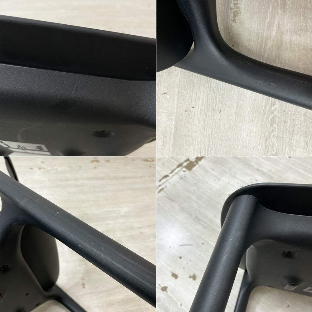 ヴィトラ Vitra ベルヴィルチェア Belleville Chair ダイニングチェア スタッキングチェア ディープブラック ロナン & エルワン・ブルレック B ●