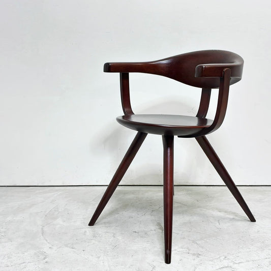 飛騨産業 HIDA 柳宗理 Sori Yanagi YANAGI COLLECTION アームチェア 肘付き椅子 ダイニング ヤナギチェア YD261AH MB2色 ●