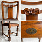 オークファニチャー Oak Furniture アンティークリプロダクションシリーズ AntiqueReproduction ダイニングチェア バルボスレッグ オーク無垢材 B ♪