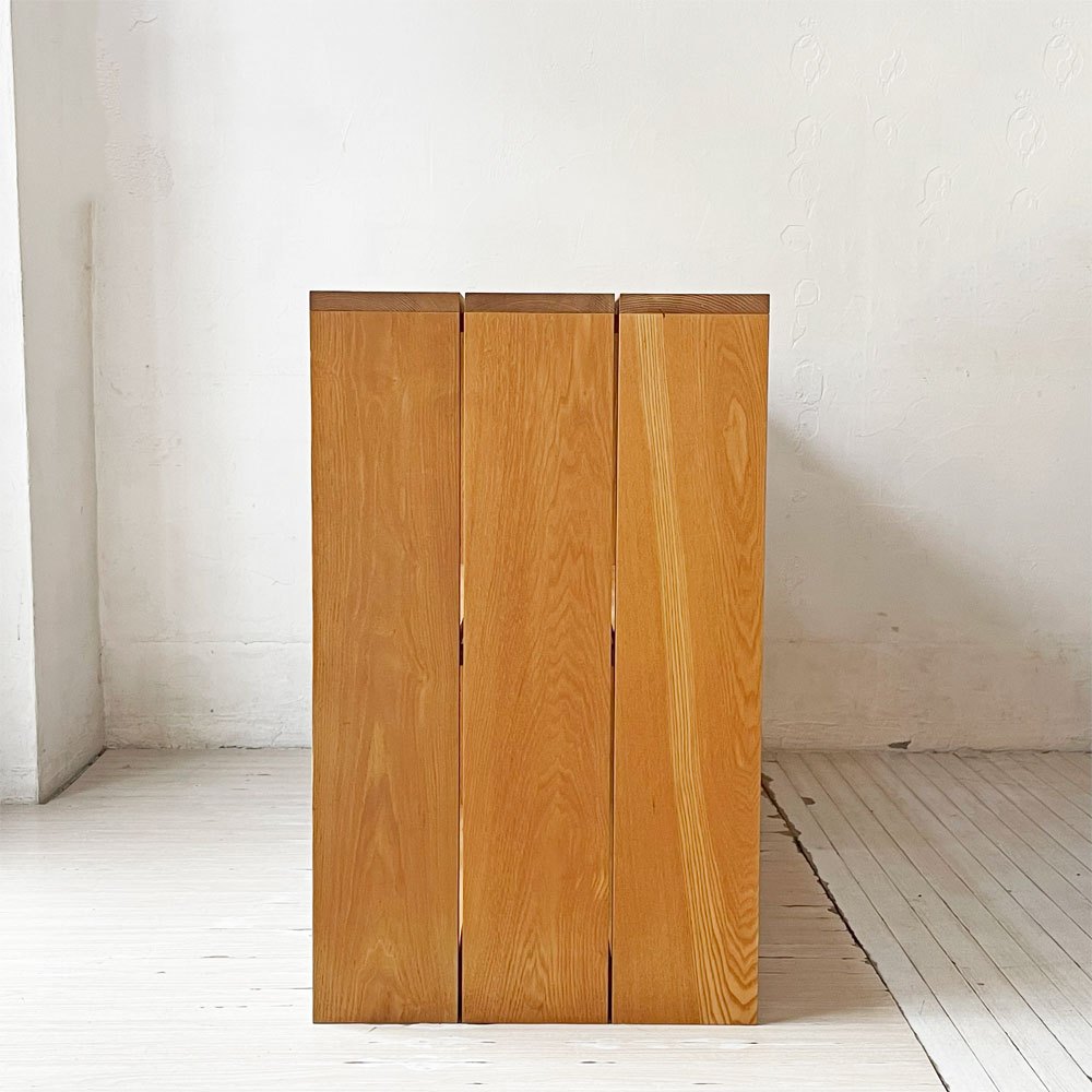 イデー IDEE プランクス PLANX サイドボード1 Sideboard1 タモ無垢材 オープンシェルフ AVボード ブックシェルフ 廃盤 ★