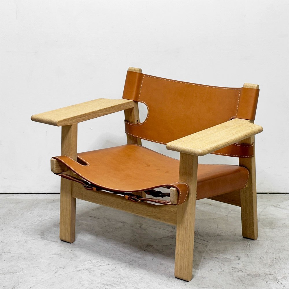 フレデリシア FREDERICIA スパニッシュチェア The Spanish Chair 2226 オーク材 ナチュラルレザー ボーエモーエンセン デンマーク 名作椅子 定価￥843,700- ●