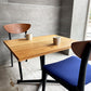 グリニッチ greeniche カフェテーブル Cafe Table オーク材 Xレッグ アルミアルマイト ナチュラル ブラック ♪