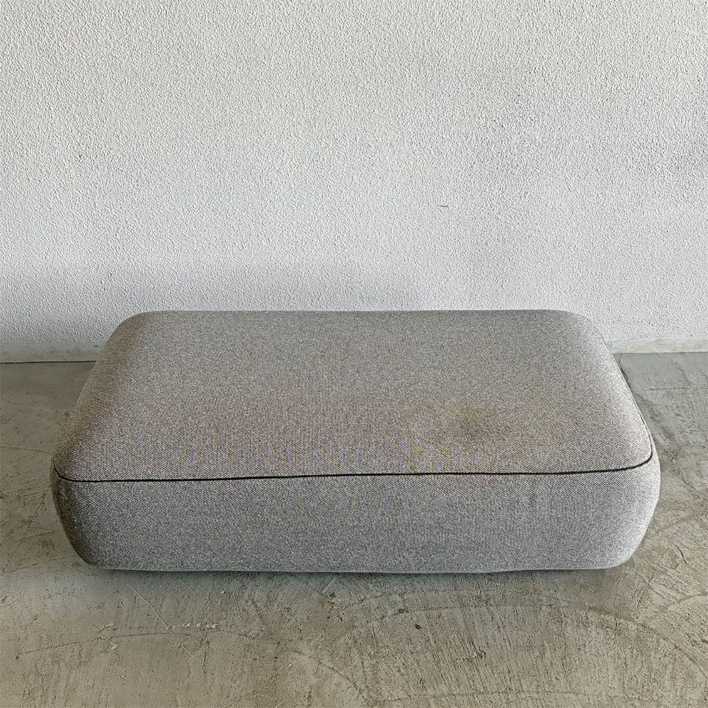 カッシーナイクスシー Cassina ixc. フォロ FORO システムソファ S2 2人掛けシート ファブリック グレー系 W129cm フランチェスコ・ロタ 定価￥248,600-以上 〓